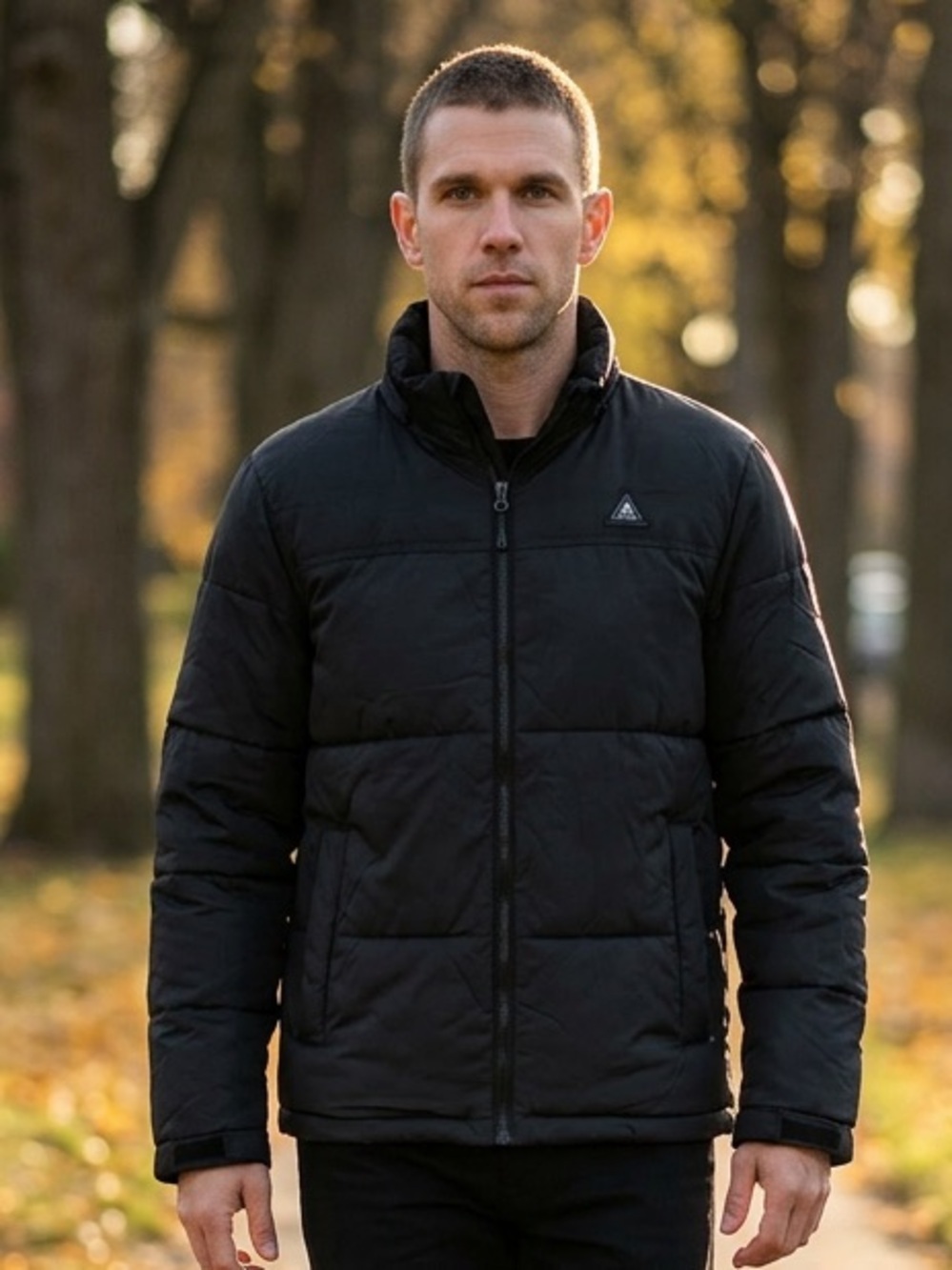 NWT G.H. Bass & Co. Men’s Black Puffer Jacket Lightweight- Size Large